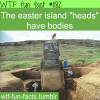 easter island have bodies