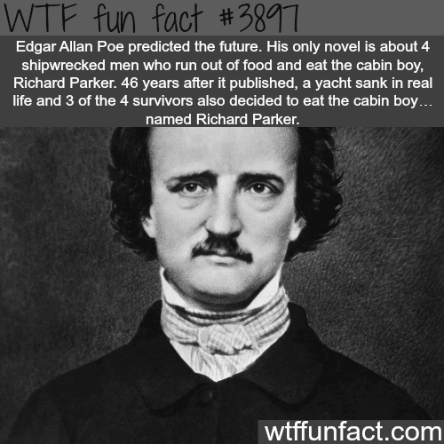 Edgar Allan Poe and Richard Parker coincidence - WTF fun facts