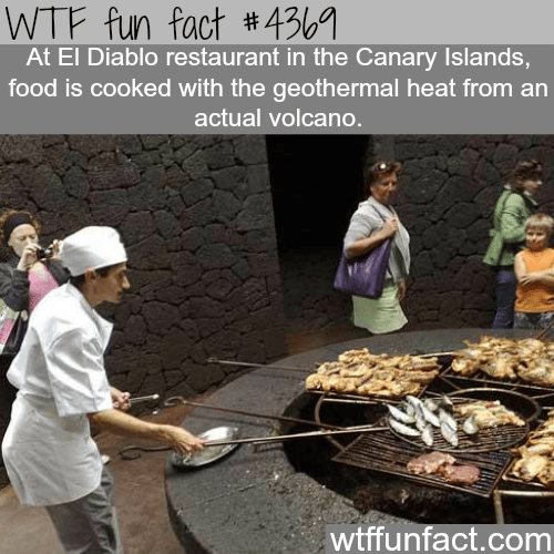 El Diablo restaurant in the Canary Islands -   WTF fun facts