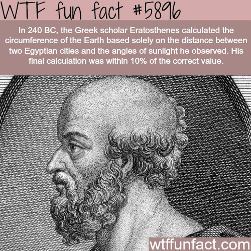 Eratosthenes - WTF fun facts