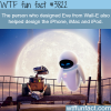 eve from wall e designer also designed the iphone and