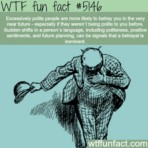 Excessively polite people - WTF fun facts