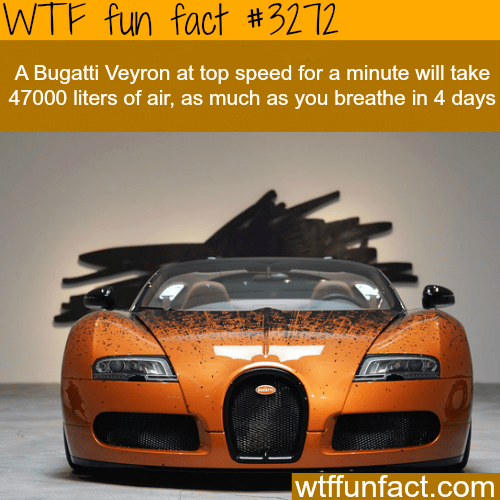 Fact you never knew about the Bugatti Veyron -  WTF fun facts