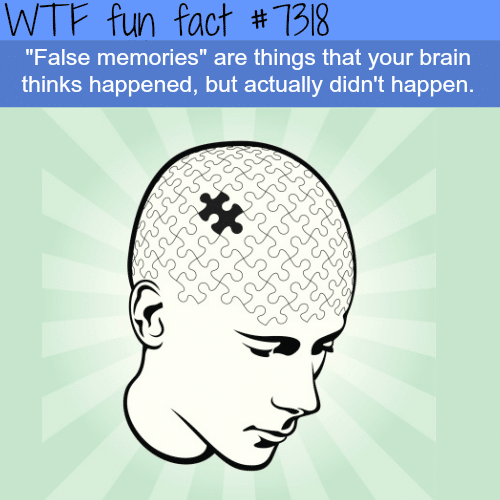 False memories - WTF fun fact