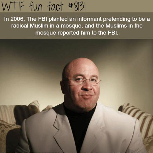 FBI sent an informant to a mosque