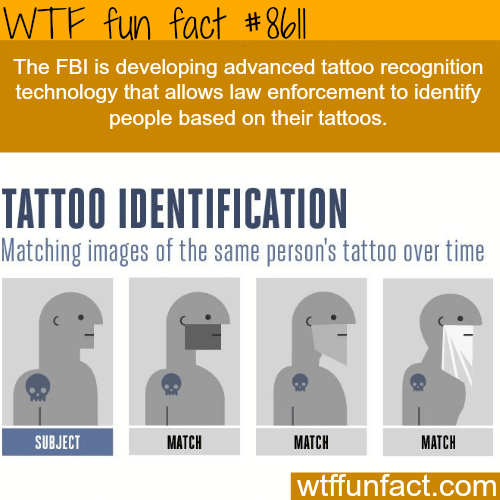 FBI will be able to track people based on their tattoos - WTF fun facts