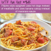 filipino style spaghetti uses hot dogs instead of