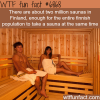 finnish sauna wtf fun fact