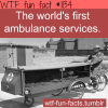 first ambulance on the world