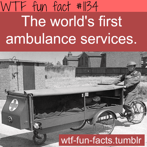 first ambulance in the world
