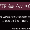 first man to pee on the moon buzz aldring