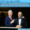 former president clinton claims house of cards