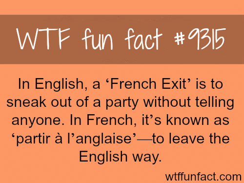 French Exit - WTF fun fact