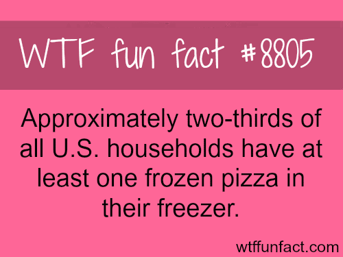 Frozen Pizza - WTF fun facts