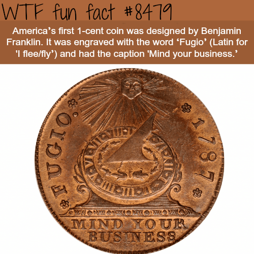 Fugio cent - WTF fun facts