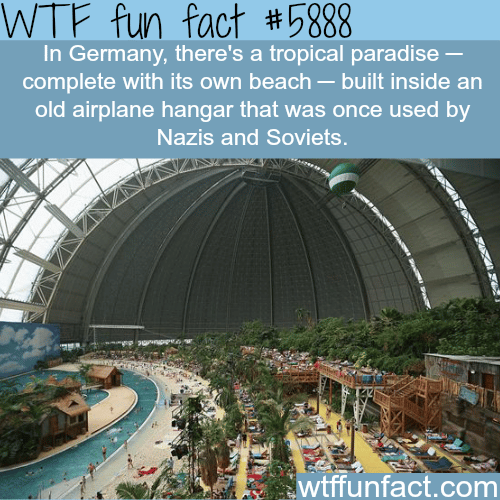 Germany’s indoor beach - WTF fun facts