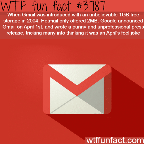 Google April fools - WTF fun facts