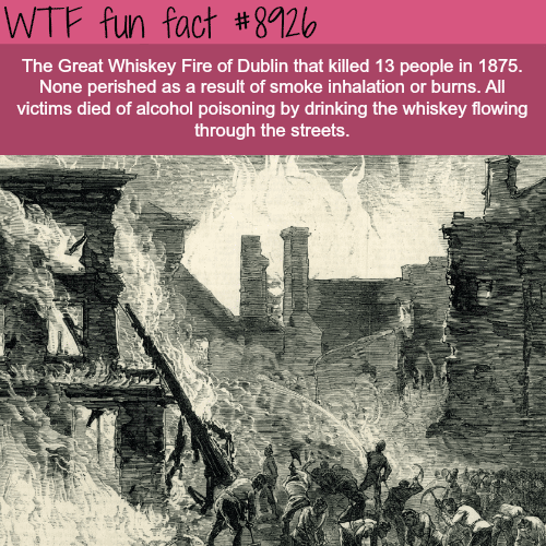 Great Whiskey Fire - WTF fun facts