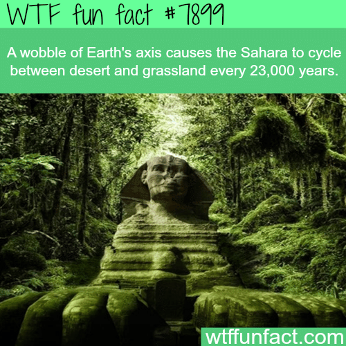 Green Sahara - WTF fun facts