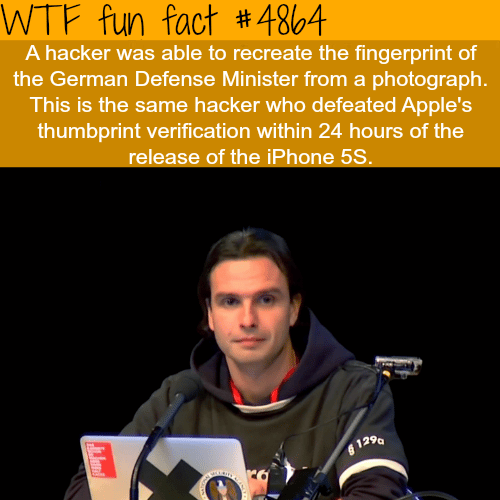 Hacker recreates the fingerprints of the German Defense Minister - WTF fun facts