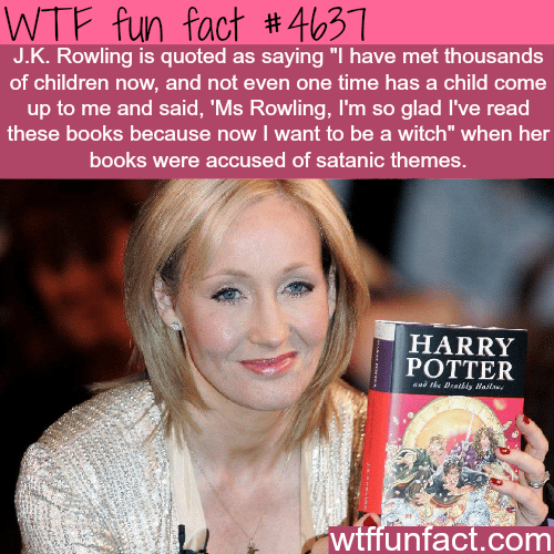 Harry Potter books have satanic themes - WTF fun facts