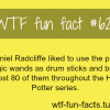 harry potter facts