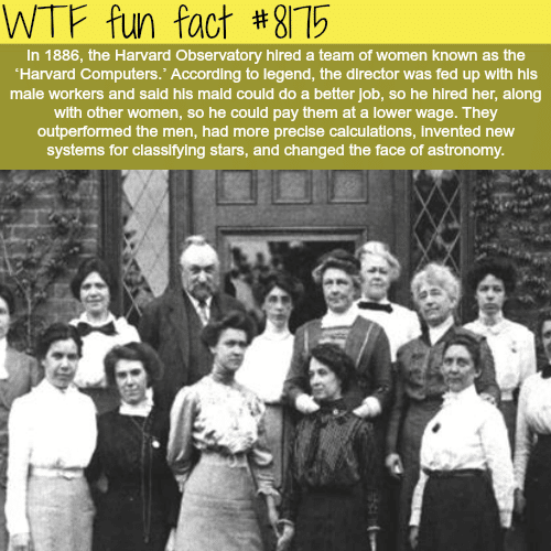 Harvard Computers - WTF fun fact