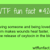healing wounds faster wtf fun facts