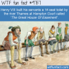henry viii built his servants a 14 seat toilet by