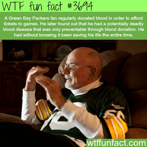 How a football fan was saving his life without knowing -  WTF fun facts