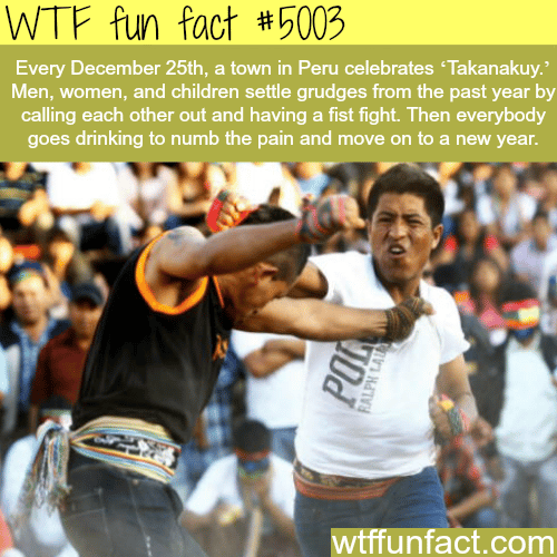 How a town in Peru celebrates the ending of the year - WTF fun facts