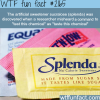 how artificial sweetener was discovered