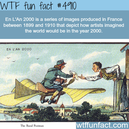 How artists in the 19th century imagined the year 2000 - WTF fun facts   