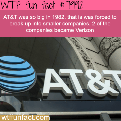How big is AT&T - WTF fun fact