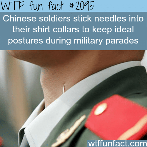 How chinese soldiers keep idea postures - WTF fun facts