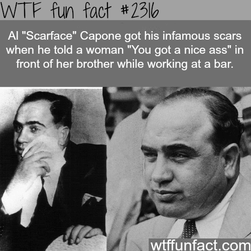 How did Al Capone get his Scars? - WTF fun facts
