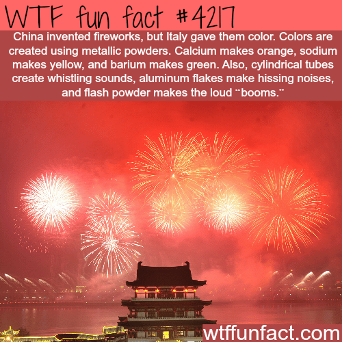 How fireworks get their different colors -  WTF fun facts