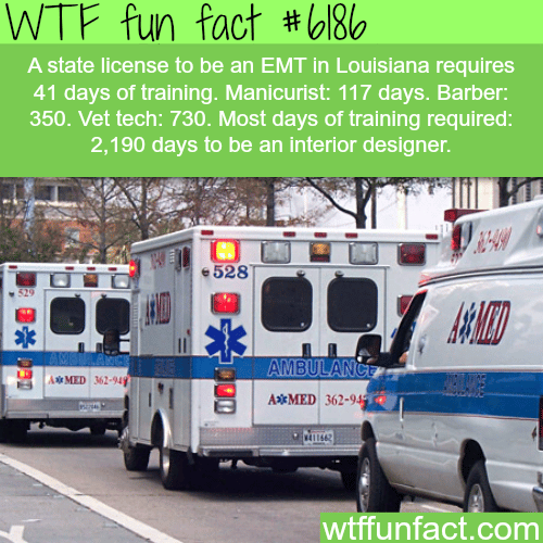 How long does it take to be an EMT - WTF fun facts