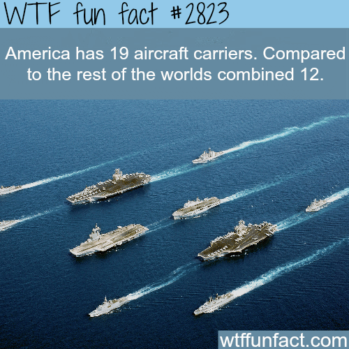 How many aircraft carriers does the USA have - WTF fun facts