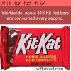 how many kit kat bar are being consumed every second