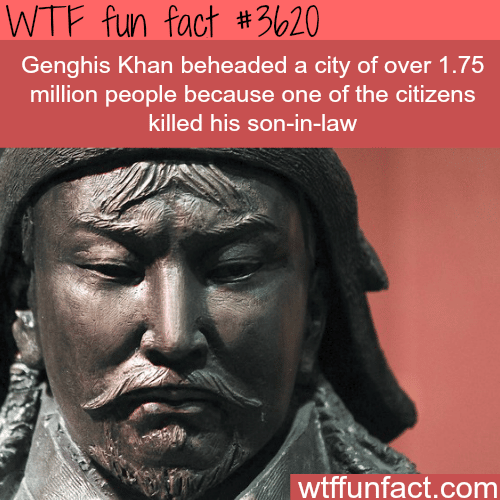 How many people Genghis Khan killed? -  WTF fun facts