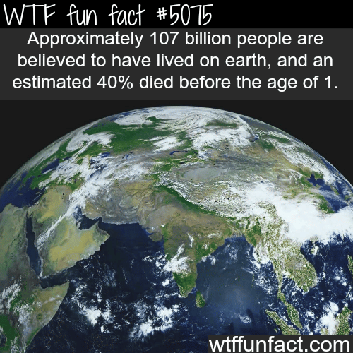 How many people have lived on earth? - WTF fun facts