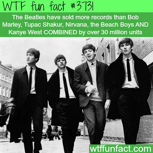 How many records did the Beatles sell? -  WTF fun facts