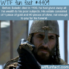 how rich was saladin wtf fun facts