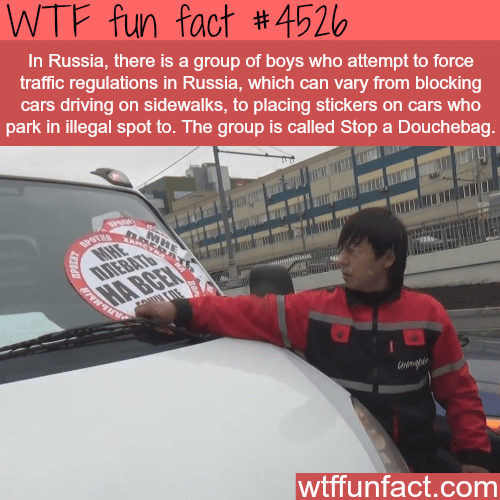How Russia deals with Douchebag drivers -   WTF fun facts