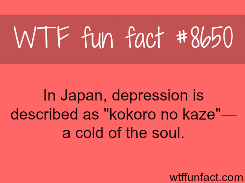 How the Japanese describe depression - WTF fun facts