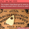 how the ouija board got its name wtf fun facts