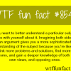 how to better understand a subject wtf fun facts