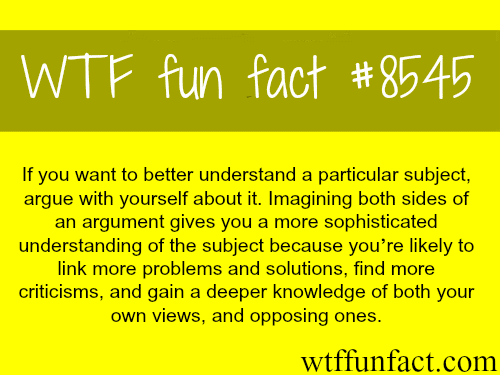 How to better understand a subject - WTF fun facts