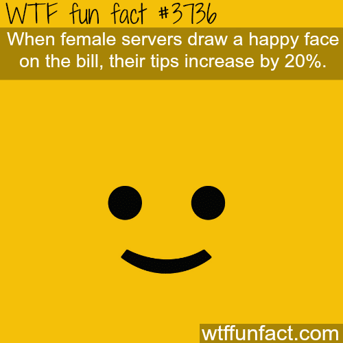 how to get higher tips - WTF fun facts